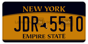 JDR5510 license plate in New York