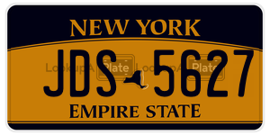 JDS5627  license plate in NY