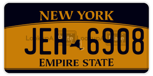 JEH6908  license plate in NY