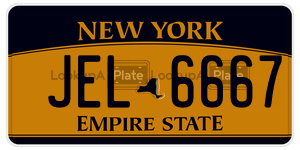 JEL6667  license plate in NY