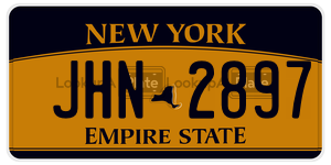 JHN2897  license plate in NY
