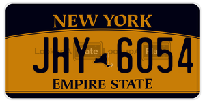JHY6054  license plate in NY