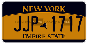 JJP1717  license plate in NY