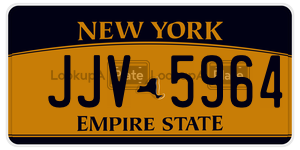 JJV5964  license plate in NY
