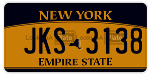 JKS3138  license plate in NY