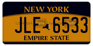 JLE6533 license plate in New York