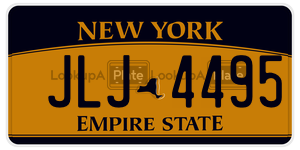JLJ4495  license plate in NY