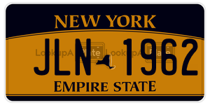 JLN1962  license plate in NY