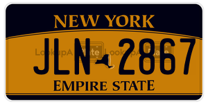 JLN2867  license plate in NY