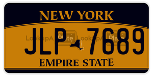 JLP7689 license plate in New York