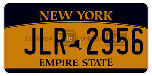 JLR2956  license plate in NY