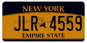 JLR4559  license plate in NY