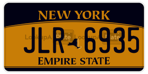 JLR6935  license plate in NY