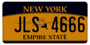 JLS4666 license plate in New York