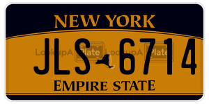 JLS6714 license plate in New York