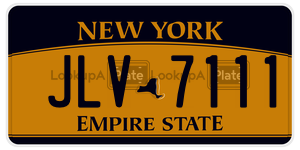JLV7111  license plate in NY