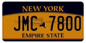 JMC7800  license plate in NY