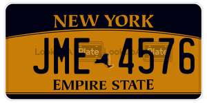 JME4576  license plate in NY