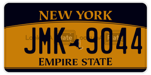 JMK9044  license plate in NY
