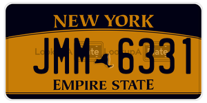 JMM6331  license plate in NY