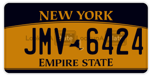 JMV6424  license plate in NY