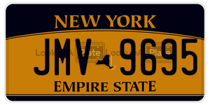 JMV9695 license plate in New York
