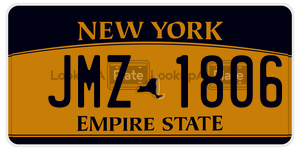 JMZ1806  license plate in NY
