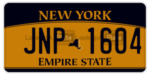 JNP1604  license plate in NY