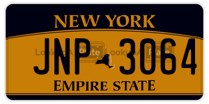 JNP3064  license plate in NY