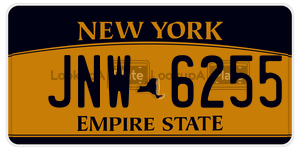 JNW6255  license plate in NY