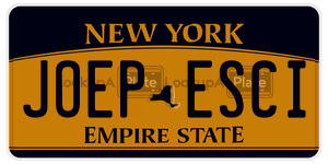 JOEPESCI  license plate in NY