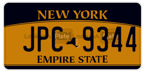JPC9344  license plate in NY