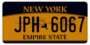 JPH6067  license plate in NY