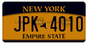 JPK4010  license plate in NY