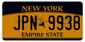 JPN9938 license plate in New York