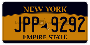JPP9292 license plate in New York