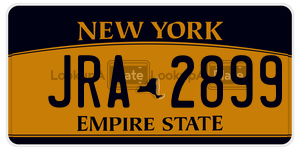 JRA2899  license plate in NY
