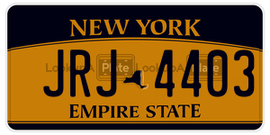 JRJ4403  license plate in NY