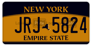 JRJ5824  license plate in NY