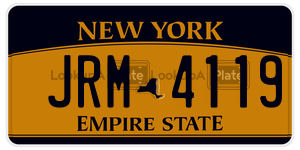 JRM4119  license plate in NY