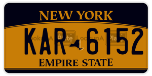 KAR6152  license plate in NY