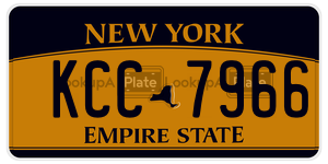 KCC7966  license plate in NY