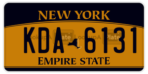 KDA6131  license plate in NY