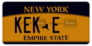 KEKE  license plate in NY