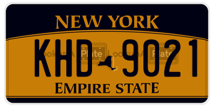 KHD9021  license plate in NY