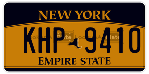 KHP9410  license plate in NY