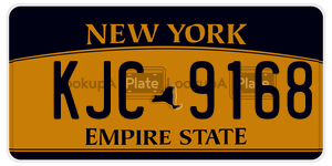 KJC9168  license plate in NY