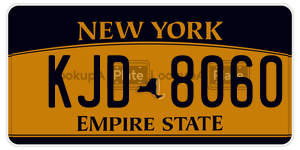 KJD8060  license plate in NY