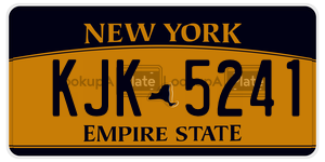 KJK5241  license plate in NY