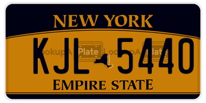 KJL5440  license plate in NY